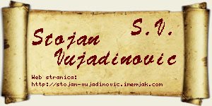 Stojan Vujadinović vizit kartica